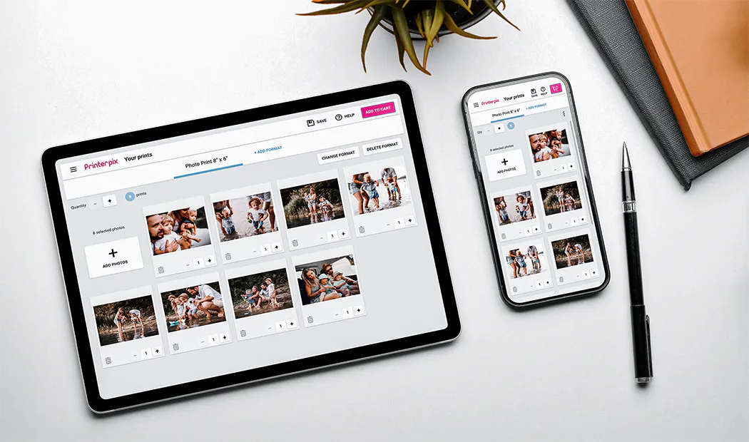 Bestel vanaf elk apparaat