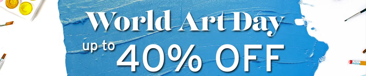 Wereldkunstendag tot 40% KORTING