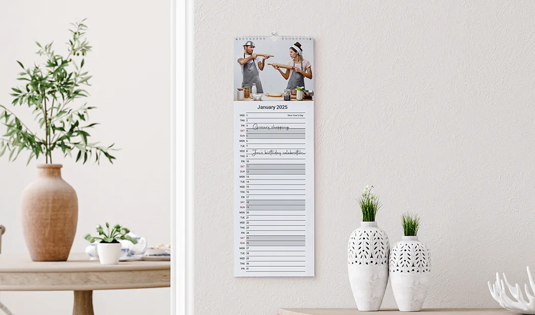 Gepersonaliseerde Muurkalender
