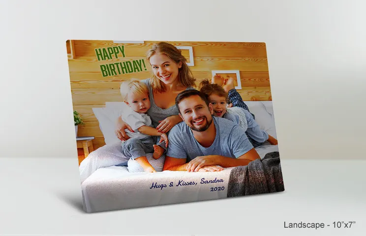 11x14 metalen print verjaardag