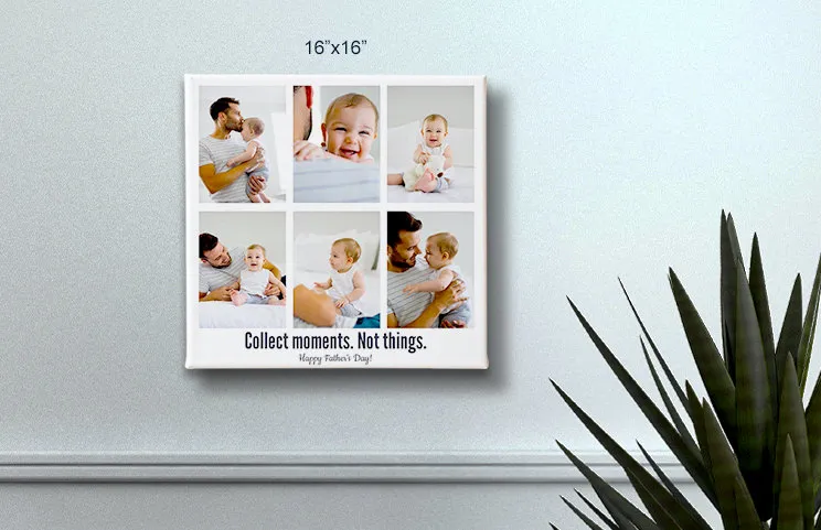 16x20 momenten verzamelen collage canvas