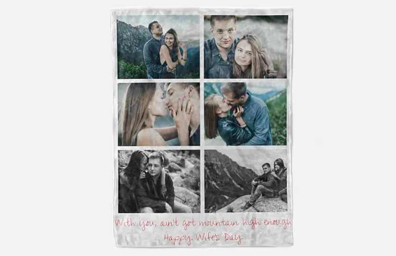 Printerpix fotodeken met familiefoto's