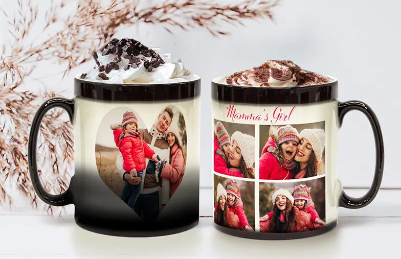 Printerpix Moeder-dochter foto Magische Mokken Enkel of Pakket