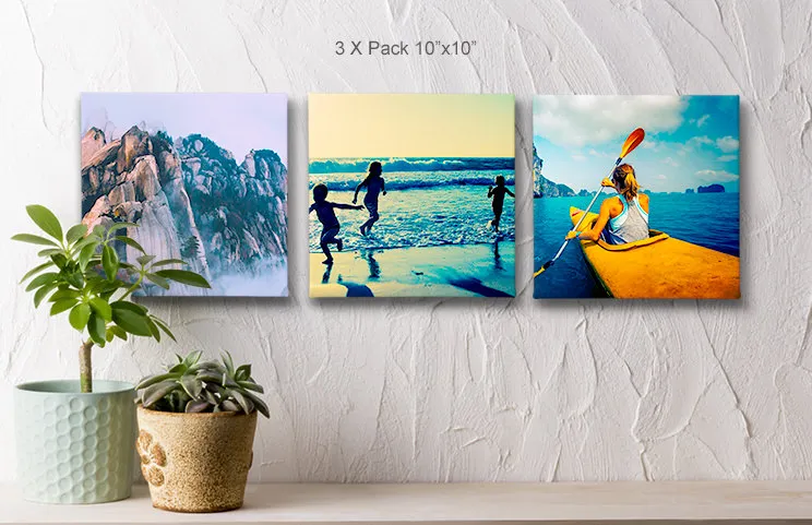 Canvas displaypanelen 3-pack