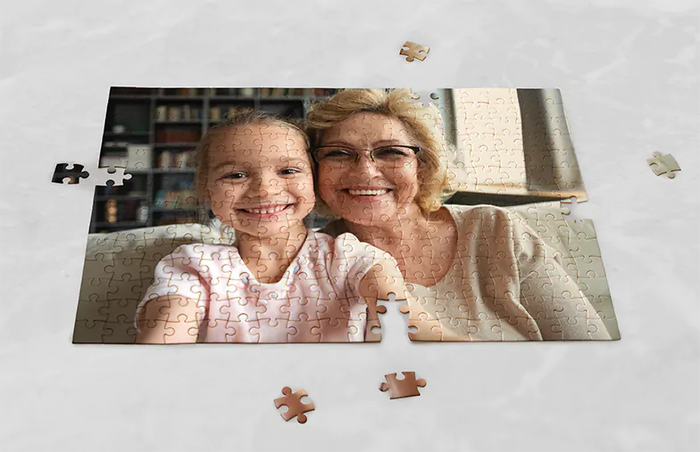 Gepersonaliseerde Legpuzzels|Printerpix fotopuzzel met bedrukte doos en 1000 stukjes|500 stukjes legpuzzel met doos