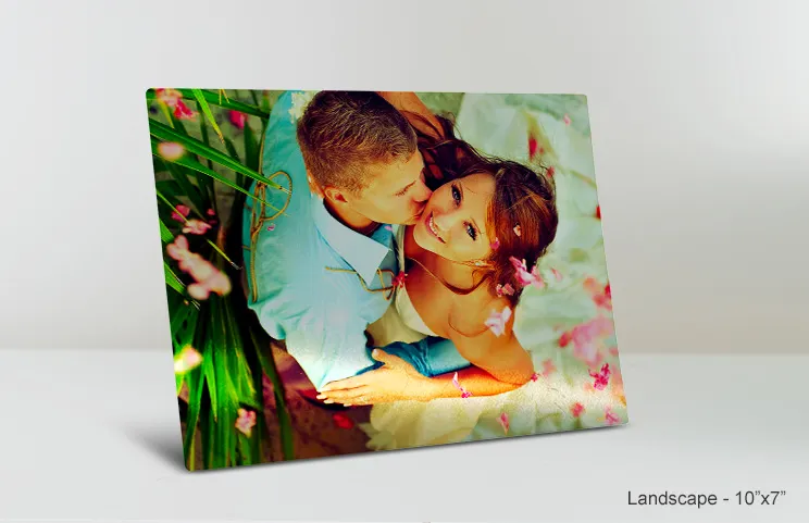 11x14 metalen print bruiloft