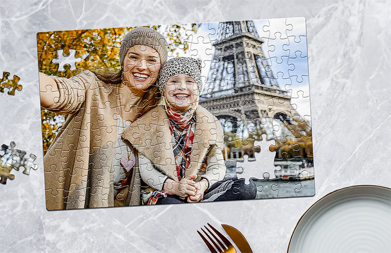 Gepersonaliseerde Legpuzzels|Printerpix fotopuzzel met bedrukte doos en 1000 stukjes|500 stukjes legpuzzel met doos