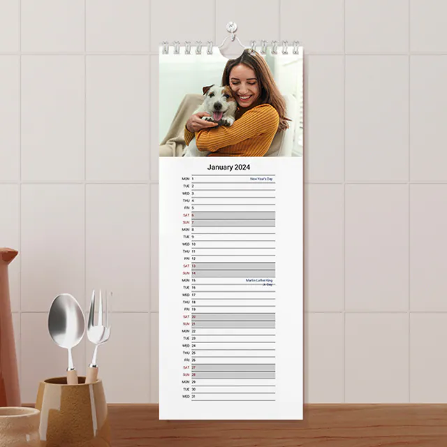 Gepersonaliseerde fotokalender 2020 van Printerpix|Gepersonaliseerde Keukenkalender|Slanke Fotokalender|Gepersonaliseerde Keukenkalender|Gepersonaliseerde Keukenkalender|Gepersonaliseerde Keukenkalender|||||