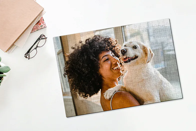 Gepersonaliseerde Legpuzzels|Printerpix fotopuzzel met bedrukte doos en 1000 stukjes|500 stukjes legpuzzel met doos