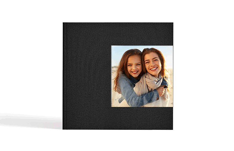 Luxe Layflat Fotoboek – Vierkante Acryl Omslag