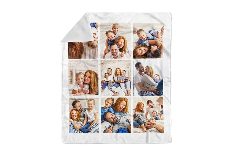 Printerpix Moeder en zoon fotodeken van klein tot queen size