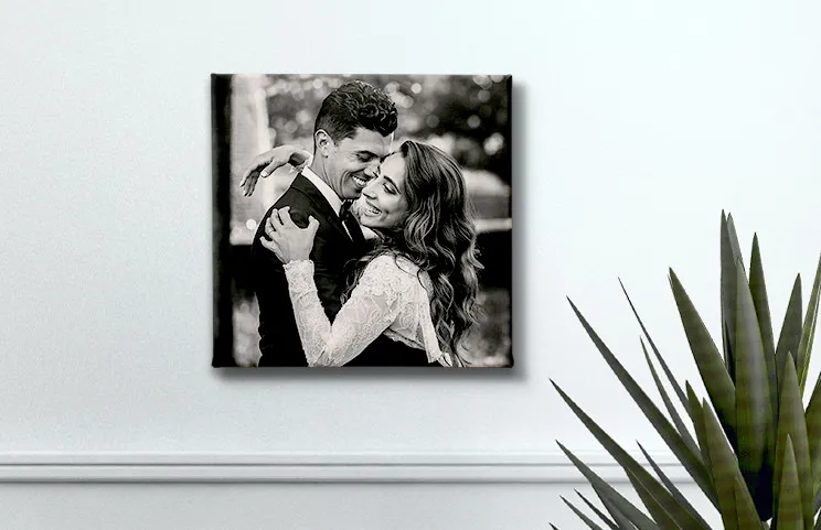 8x10 canvas bruiloft