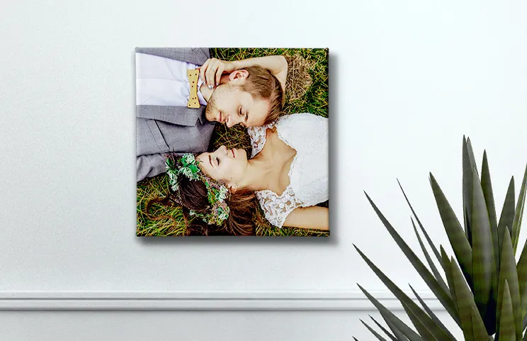 8x10 canvas bruiloft