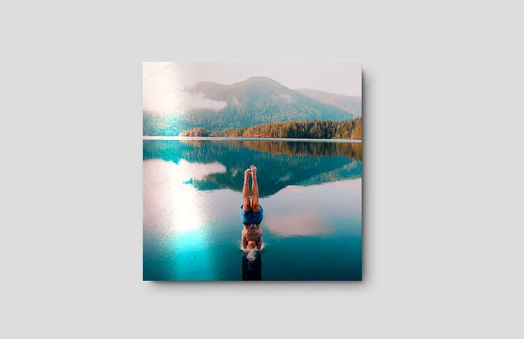 Instagram Metaalprint