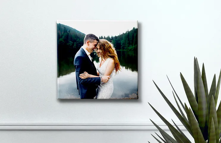 8x10 canvas bruiloft