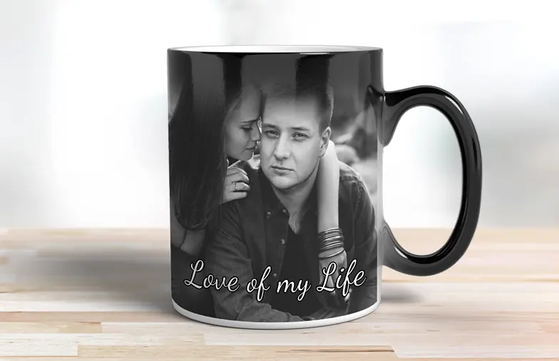 Printerpix aangepaste magische hitteveranderende mok met gepersonaliseerde foto van een baby onthuld