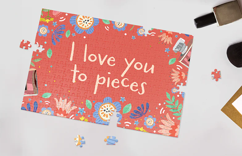 Gepersonaliseerde Legpuzzels|Printerpix fotopuzzel met bedrukte doos en 1000 stukjes|500 stukjes legpuzzel met doos