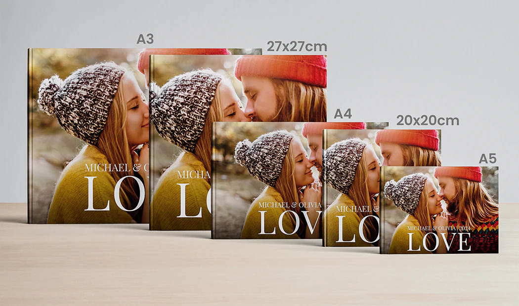 Middelgrote Hardcover Fotoboeken