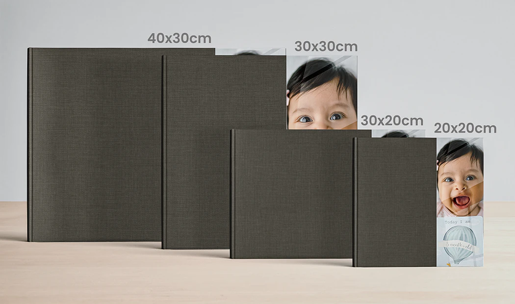XL Fotoalbums met Acrylrand