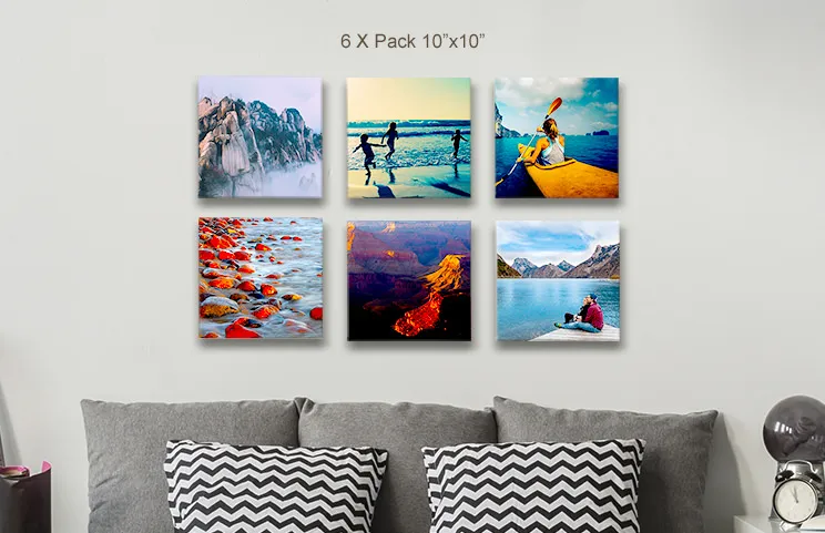Canvas displays 6-pack