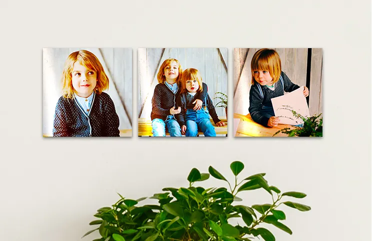 12x12 aangepaste metalen displays voor verjaardag