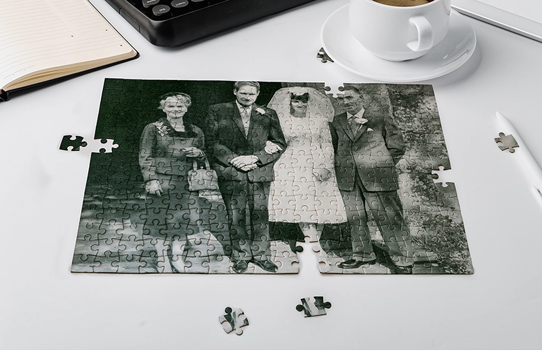 500 stukjes legpuzzel met doos