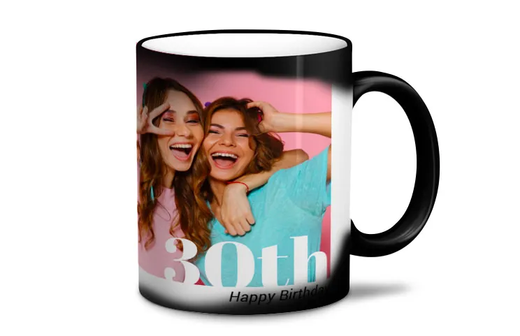 Close-up van de magische mok