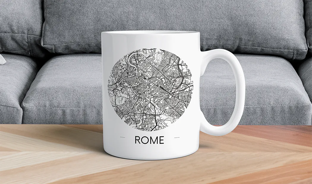 Gepersonaliseerde fotomok met afbeelding van een kruipende baby in dierenpak