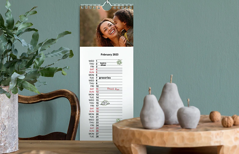 Slanke Fotokalender