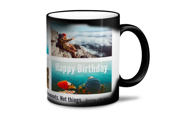 Magische mok van dichtbij