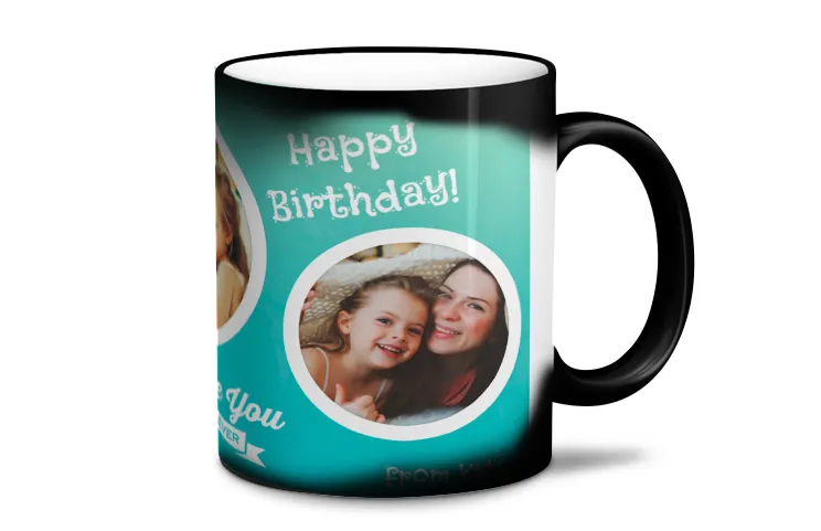 Magische mok van dichtbij