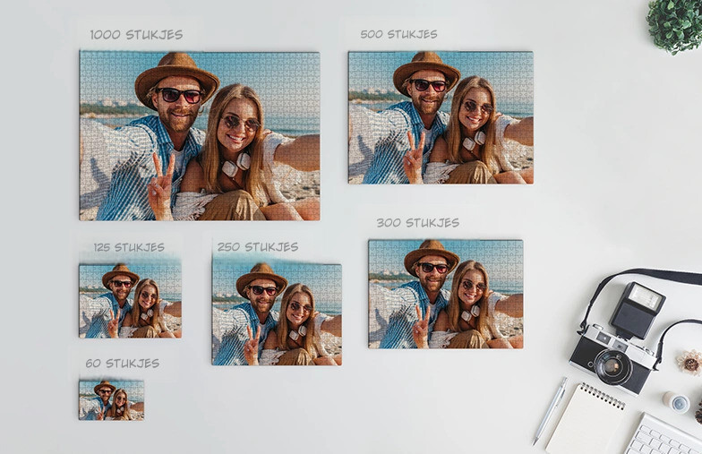 500 stukjes puzzel met doos
