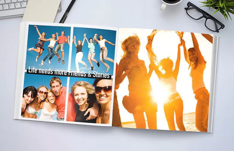 Moderne Momenten in Wit Fotoboek