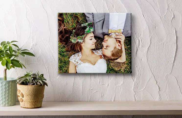 24x12 canvas bruiloft