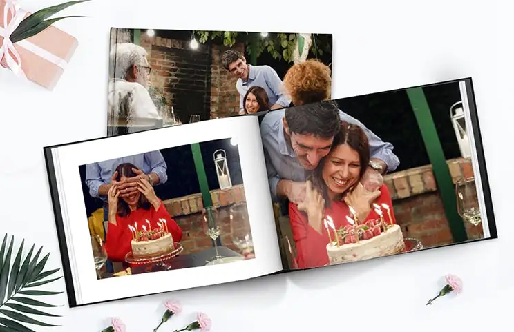 Fotoboek met harde kaft