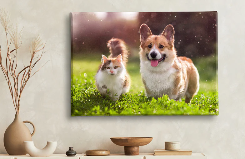 Huisdierfoto Canvas Afdrukken