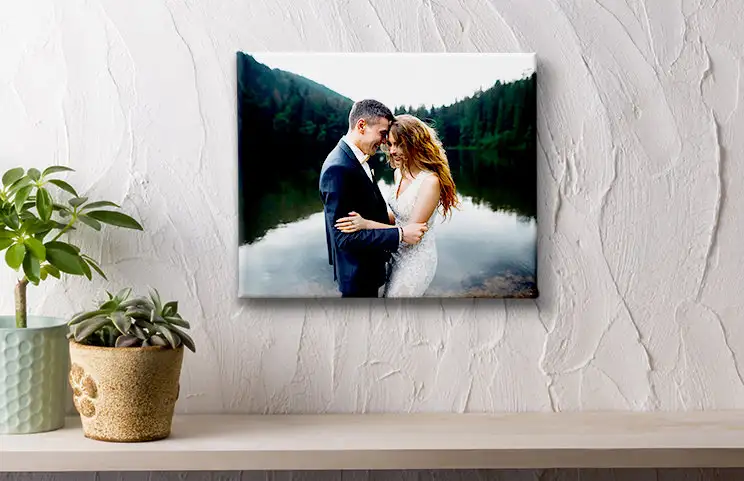 24x12 canvas bruiloft