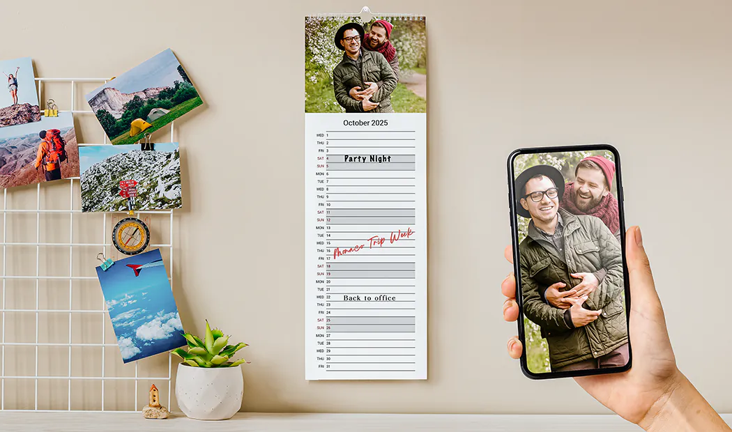 Gepersonaliseerde Keukenkalender