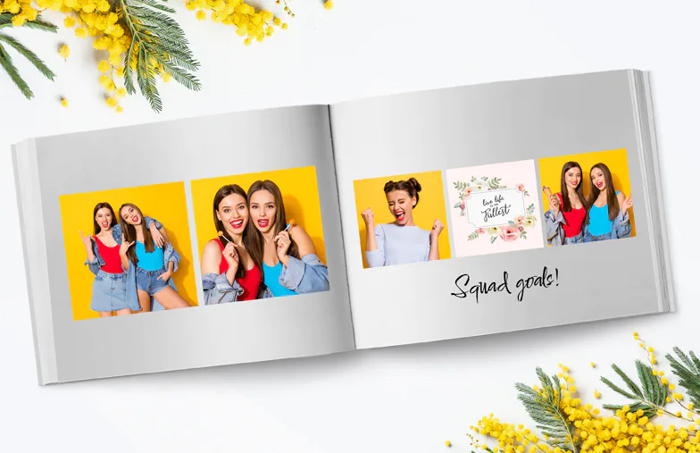 Fotoboek met Onderschrift