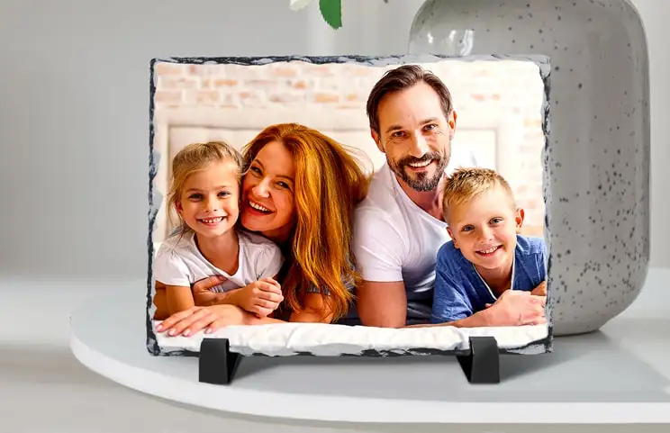 Gepersonaliseerd cadeau Steen met afgedrukte afbeelding