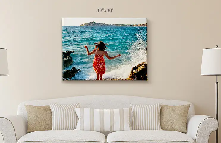 Canvas afdrukformaten