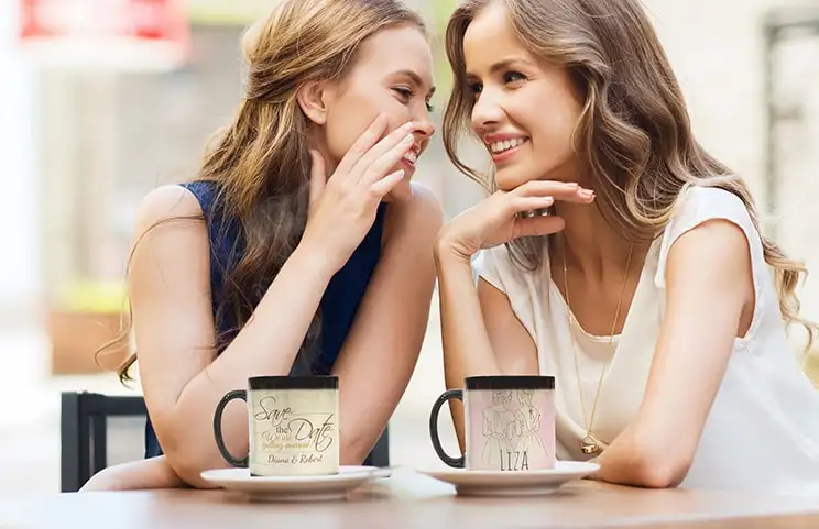 Magische mok met warme chocolademelk