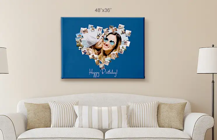 Canvas afdrukformaten