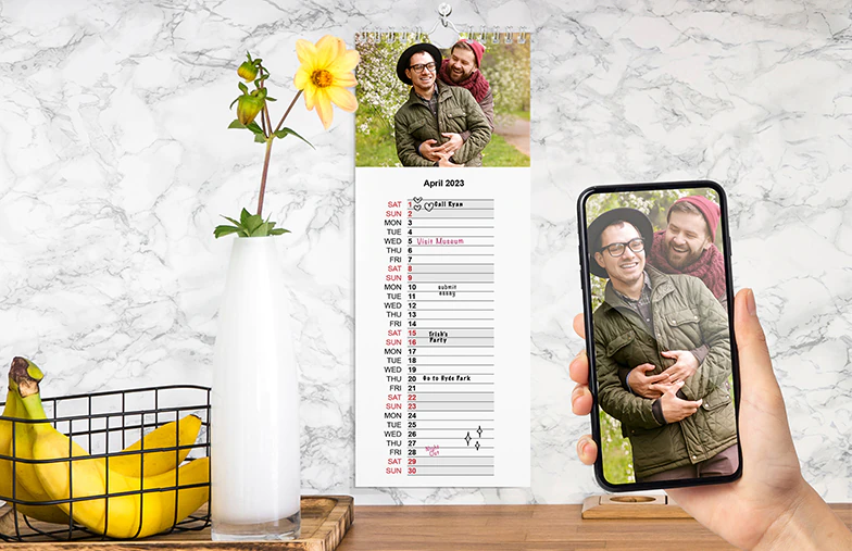 Gepersonaliseerde Keukenkalender