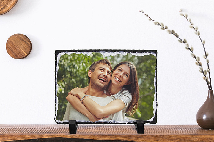 Gepersonaliseerd cadeau Steen met afgedrukte afbeelding
