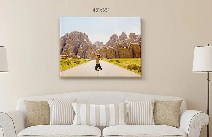 Canvas afdrukformaten