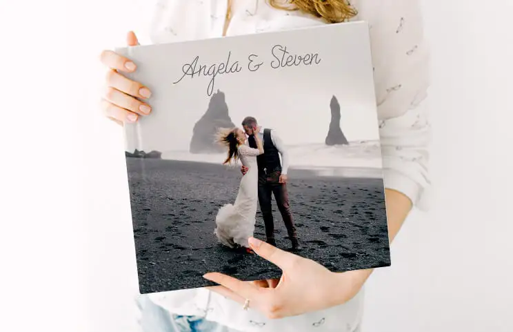 Hardcover fotoboek close-up