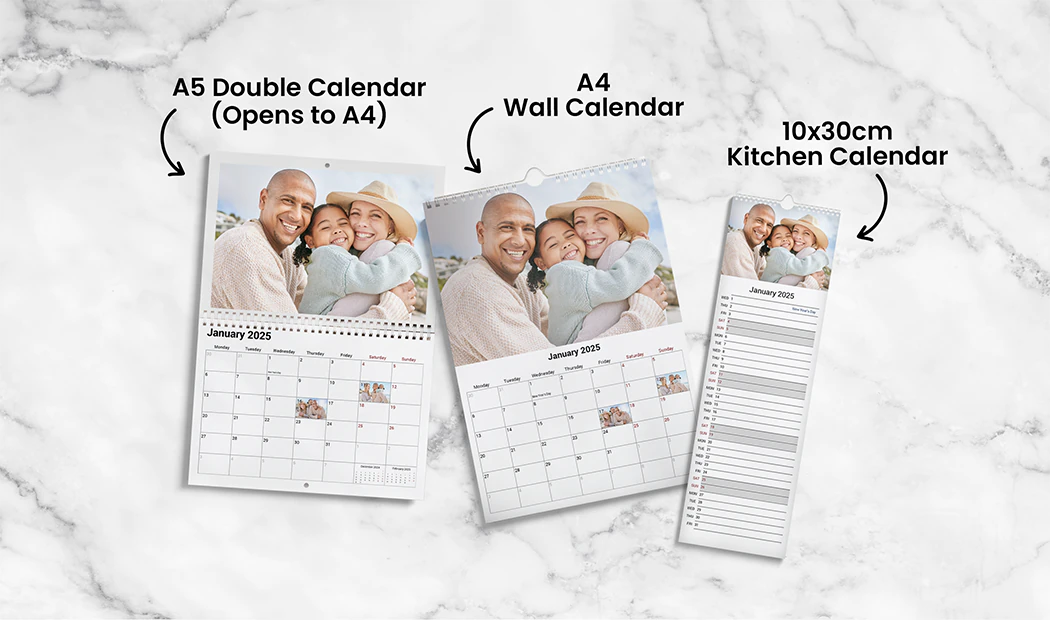 Gepersonaliseerde Dubbele Kalender