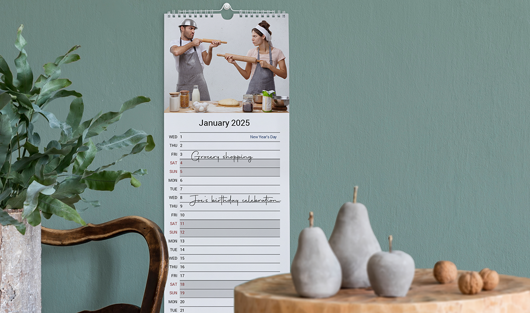 Gepersonaliseerde Dubbele Kalender